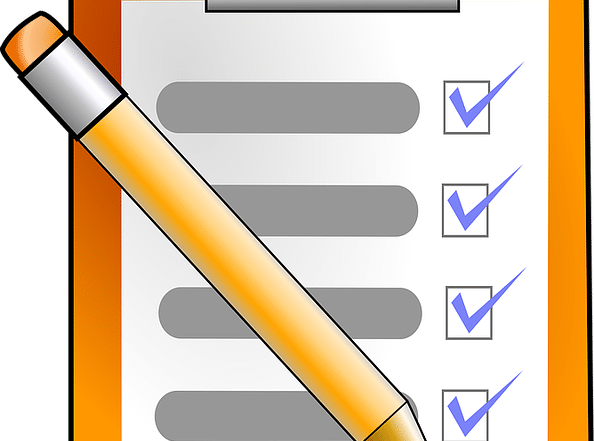 Tipos de bienes en una herencia. Imagen de lista de bienes.