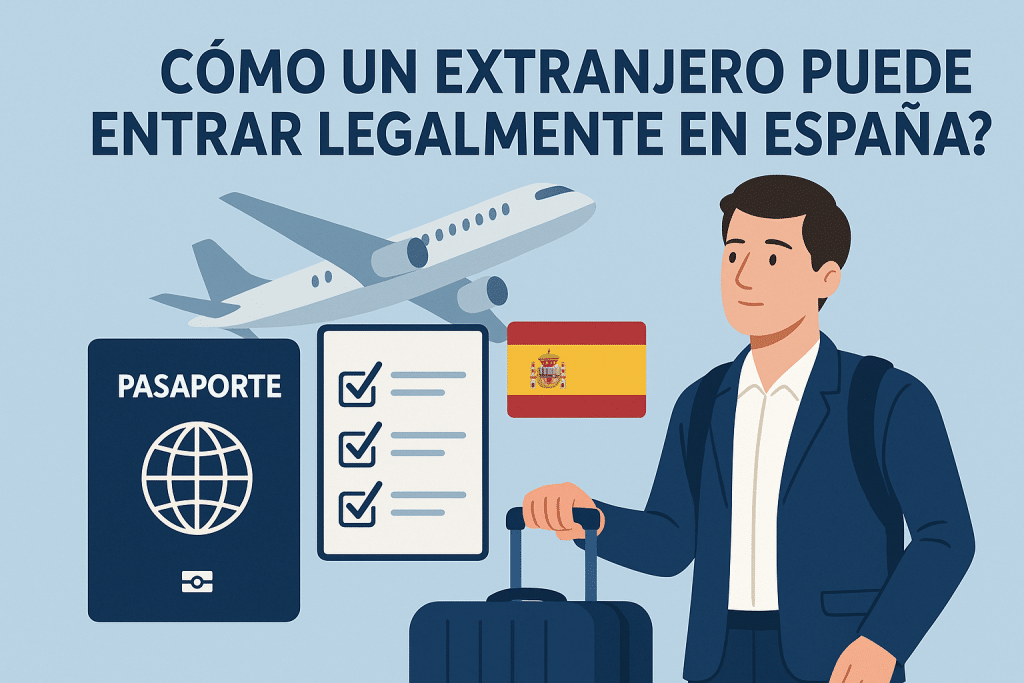 Cómo un extranjero puede entrar legalmente en territorio español