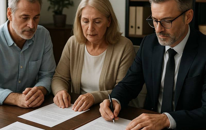 Reparto de una herencia