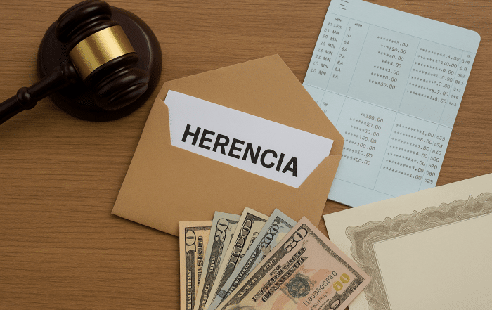 Trámites bancarios al aceptar una herencia con dinero en el banco