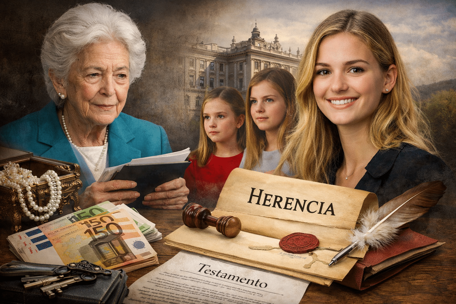 Herencia de Irene de Grecia La herencia de Irene de Grecia. El testamento excluye a Sofía y Leonor.