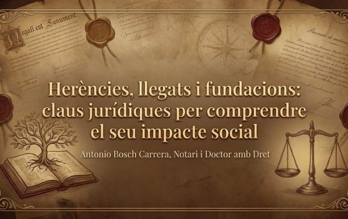 Conferencia de Antonio Bosch sobre herencias en el Museo de Badalona