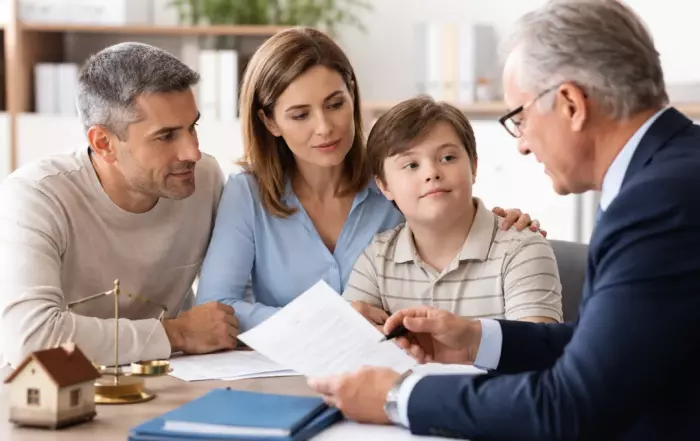 El Patrimonio Protegido. Familia con el notario.