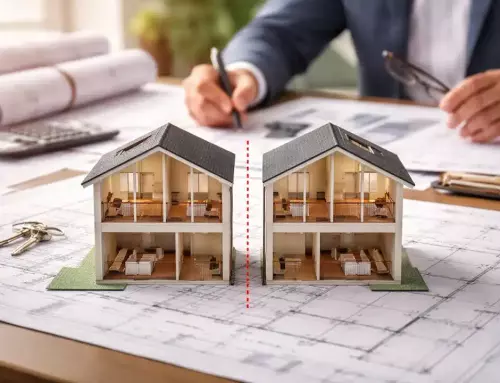 La segregación de una vivienda para formar dos independientes