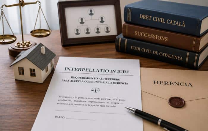 La interpellatio in iure en Cataluña. Notaría de Barcelona.