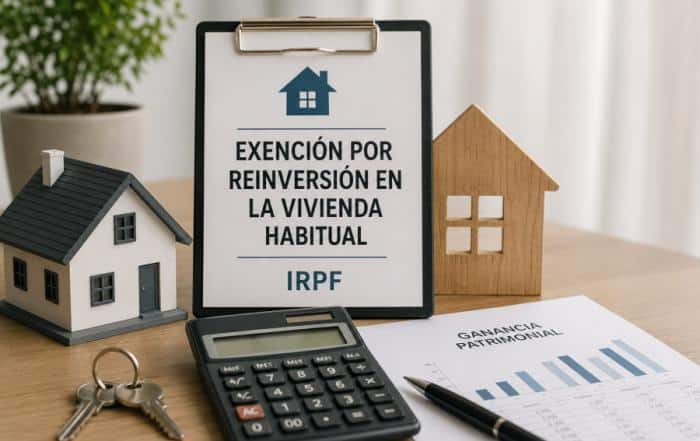 Exención por reinversión en la vivienda habitual: requisitos para reducir la tributación en el IRPF