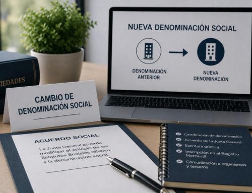 Cambio de denominación social: cómo modificar el nombre de una sociedad