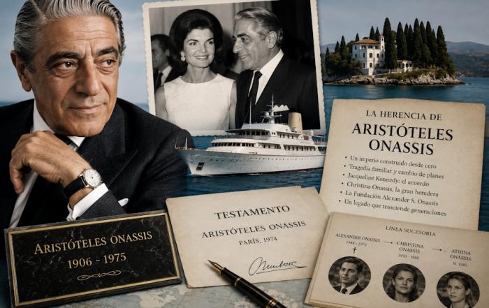 La herencia de Aristóteles Onassis: una de las sucesiones más mediáticas del siglo XX