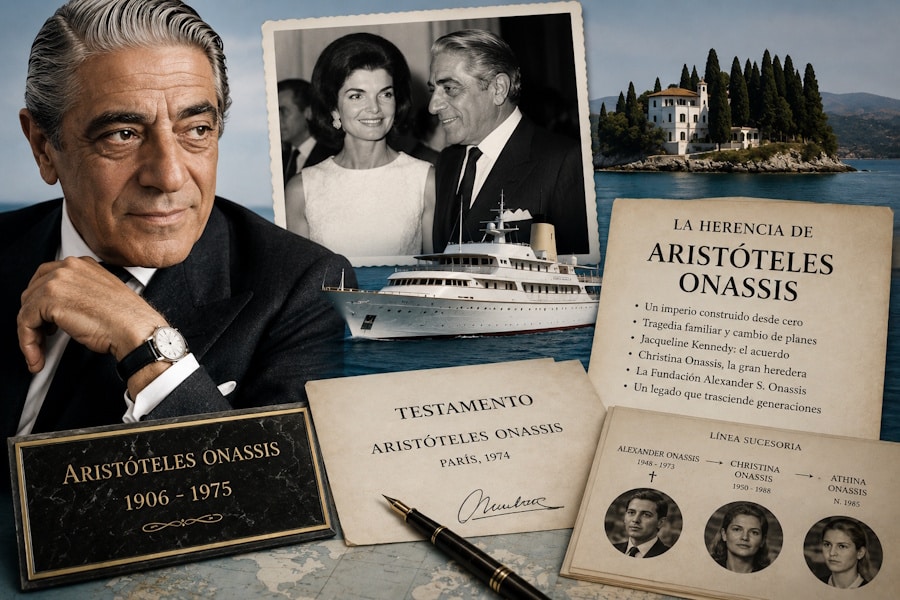 La herencia de Aristóteles Onassis: una de las sucesiones más mediáticas del siglo XX