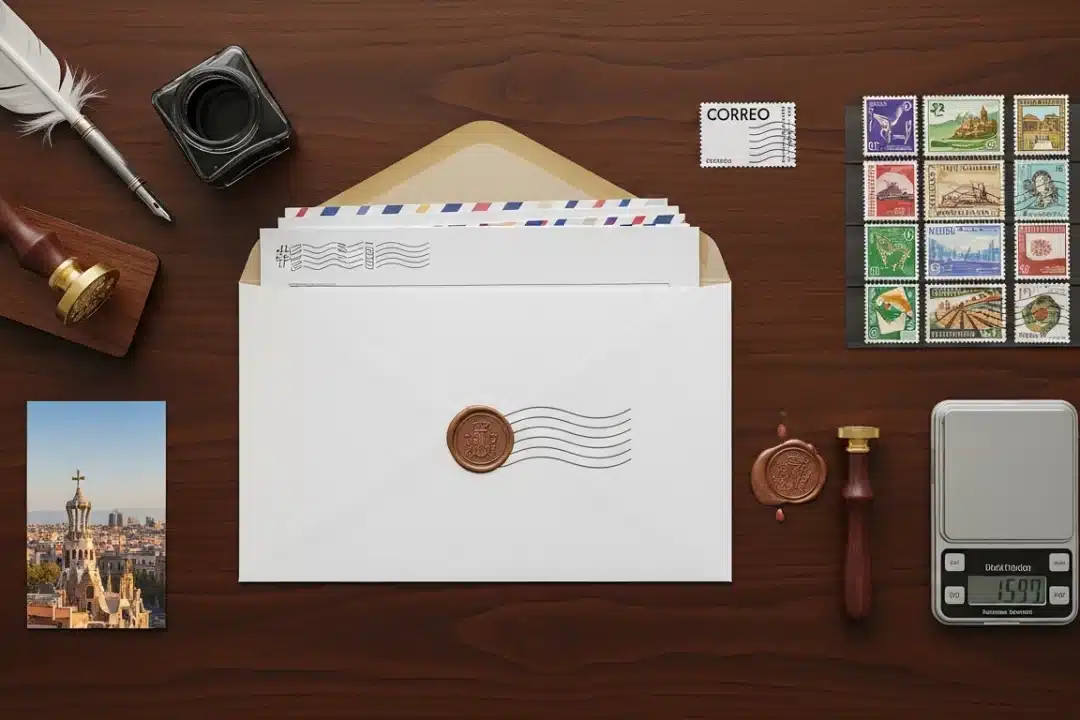 Acta de Remisión de Documentos por Correo. Notaría de Barcelona