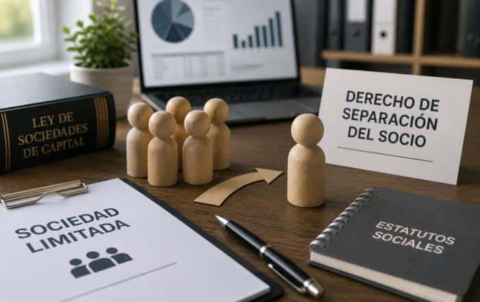 Derecho de separación del socio: cuándo puede ejercerse y qué efectos produce en una sociedad limitada