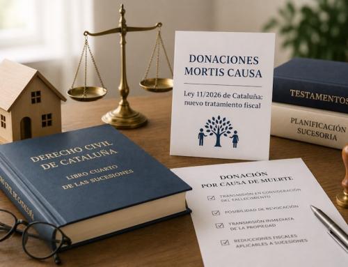 Donaciones mortis causa en Cataluña: nuevo tratamiento fiscal tras la Ley 11/2026
