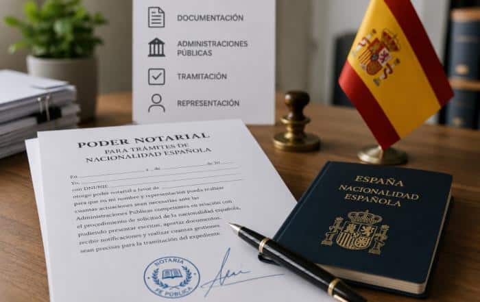 Poder notarial para nacionalidad española: cuándo puede ser útil y qué actuaciones permite