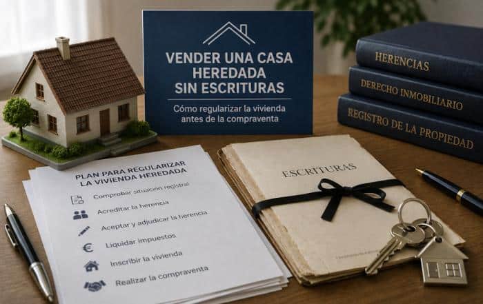 Vender una casa heredada sin escrituras: cómo regularizar la vivienda antes de la compraventa