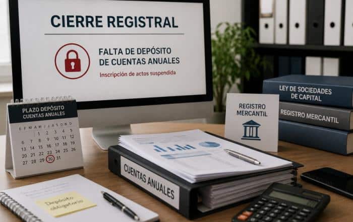 Cierre registral por falta de depósito de cuentas: consecuencias para las sociedades mercantiles
