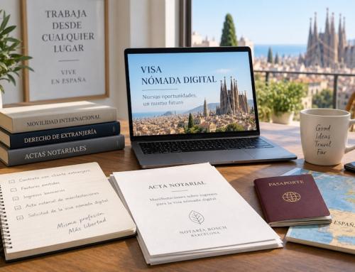 Visa nómada digital en España: cómo acreditar los ingresos mediante acta notarial