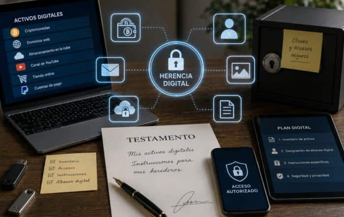 Herencia de activos digitales: cómo proteger y transmitir el patrimonio digital