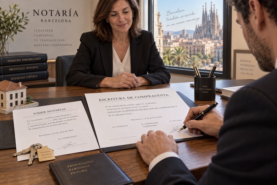 Escritura de compraventa con poder notarial: cómo comprar o vender mediante representante