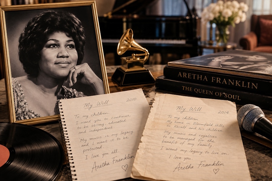 La herencia de Aretha Franklin: el testamento encontrado en un sofá que decidió el reparto de su patrimonio