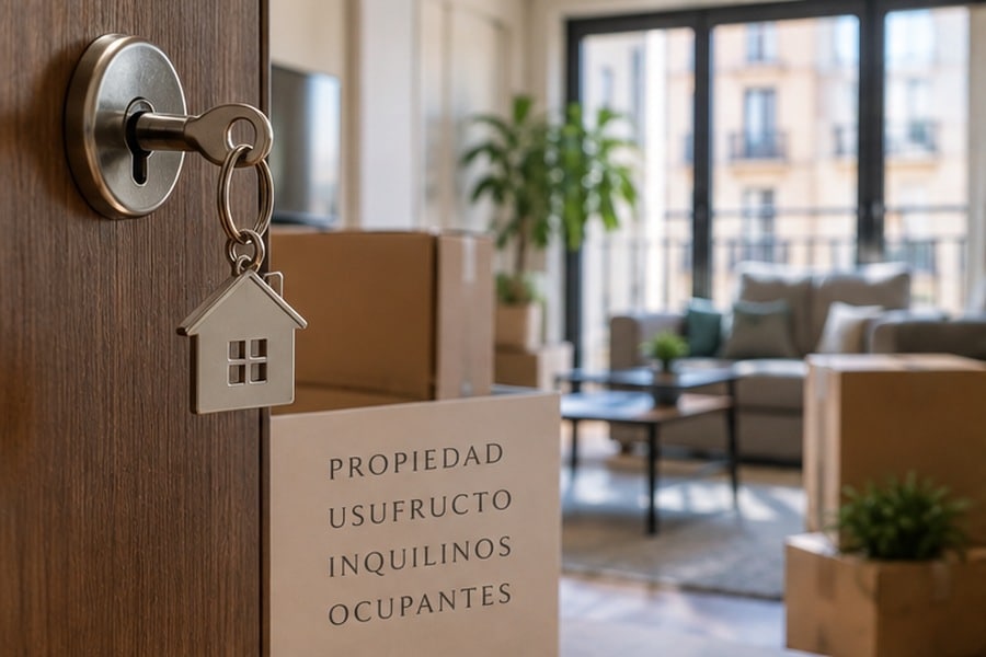 Comprar una vivienda con ocupantes o usufructo en Cataluña: qué debe saber el comprador