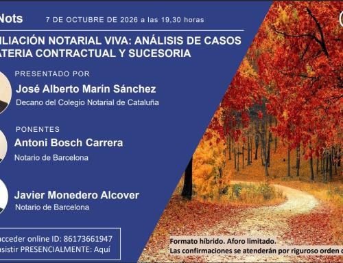 Antonio Bosch participará en un WebiNot sobre conciliación notarial y herencias